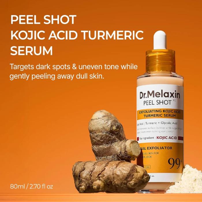 DR MELAXIN PEEL SHOT EXFOLIATING BLACK RICE AMPOULE 80ML